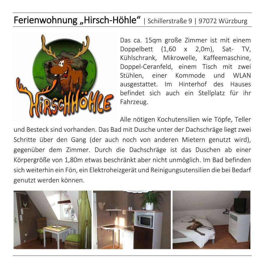 Hirschhoehle Würzburg Exteriér fotografie